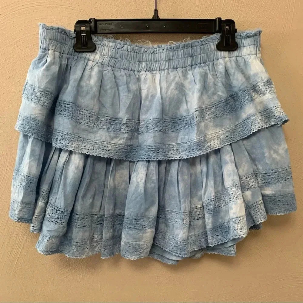 LoveShackFancy Ruffle Mini Skirt - Picture 8 of 15